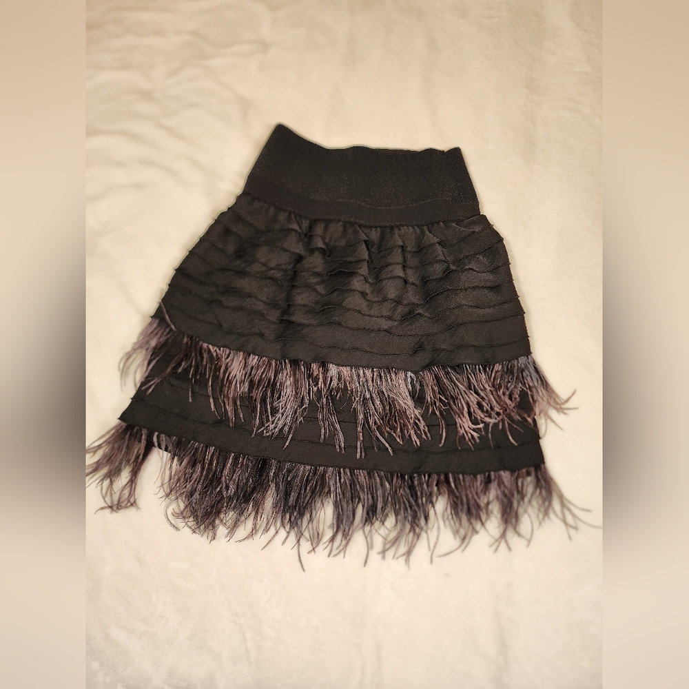 BCBGMaxAzria Black Mini Skirt
